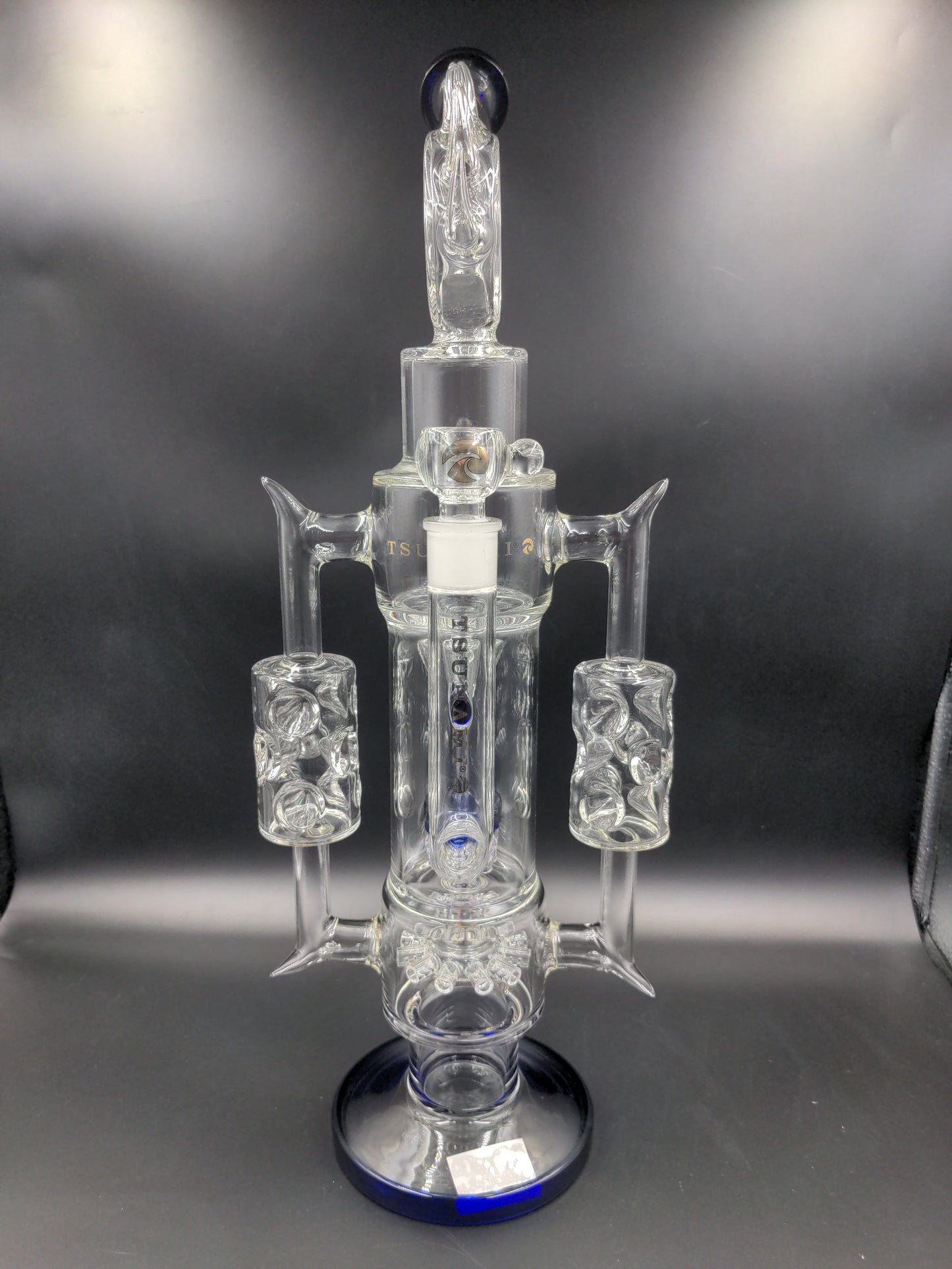 20" Tsunami XL Spiked Donut Recycler Bong-Avernic Smoke Shop