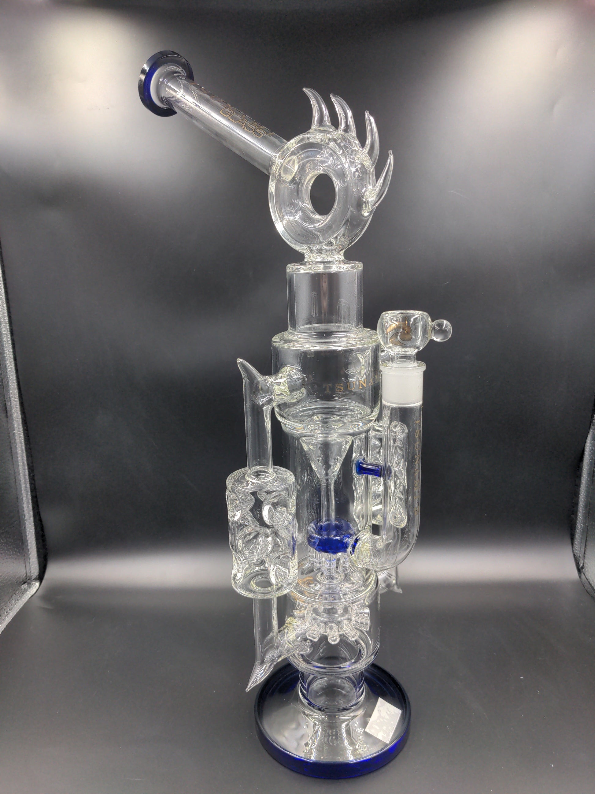 20" Tsunami XL Spiked Donut Recycler Bong-Avernic Smoke Shop