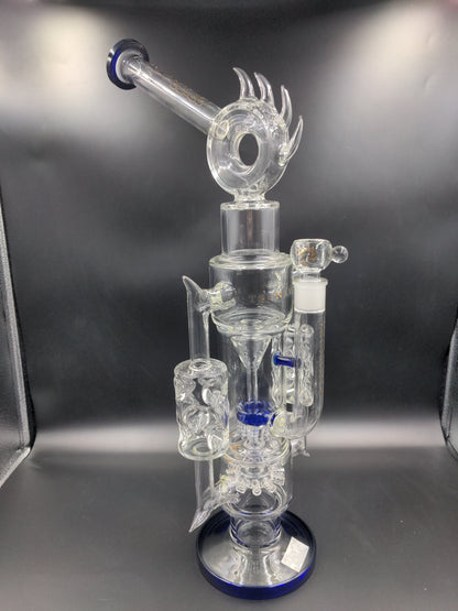 20" Tsunami XL Spiked Donut Recycler Bong-Avernic Smoke Shop