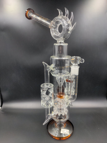 20" Tsunami XL Spiked Donut Recycler Bong-Avernic Smoke Shop