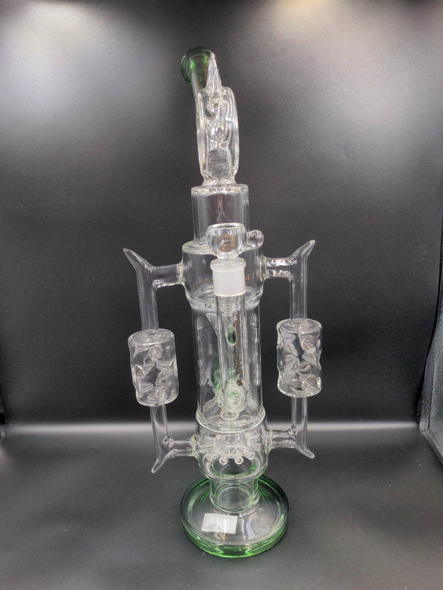 20" Tsunami XL Spiked Donut Recycler Bong-Avernic Smoke Shop