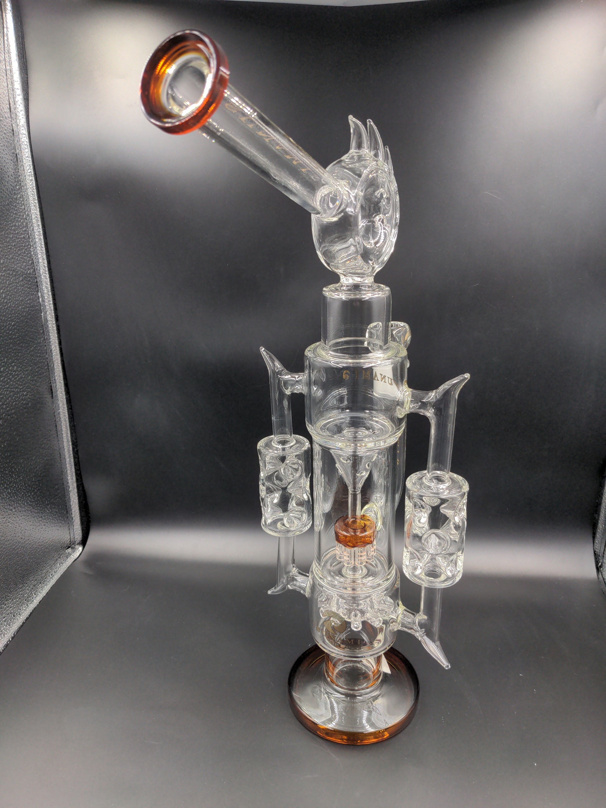 20" Tsunami XL Spiked Donut Recycler Bong-Avernic Smoke Shop