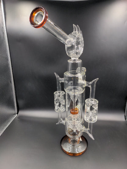 20" Tsunami XL Spiked Donut Recycler Bong-Avernic Smoke Shop