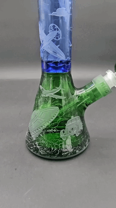Milkyway Glass Roswell 1947 11" Beaker-Avernic Smoke Shop