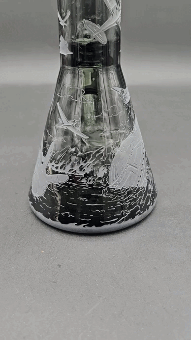 Milkyway Glass Roswell 1947 11" Beaker-Avernic Smoke Shop