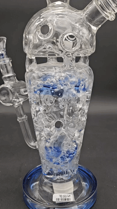Lookah Glass - 13.5" Fabb Egg Milkshake Water Pipe