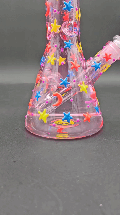 Starry Night Sky 10" Beaker Bong-Avernic Smoke Shop