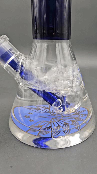 Phoenix 12" 9mm Thick Color Neck Beaker-Avernic Smoke Shop