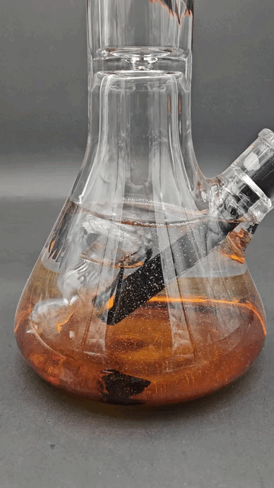 RVD Glass Skull Invasion Beaker Bong-Meech Madness Smoke Shop