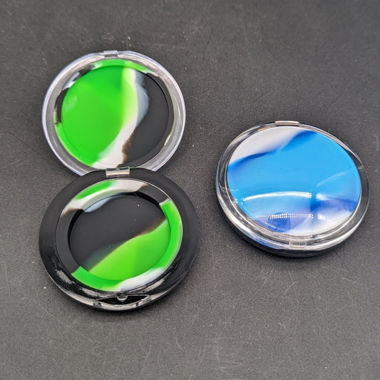 2.25" Round Wax Wallet - Concentrate Container - Meech Madness Smoke Shop