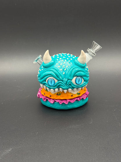 4" 3D Monster Burger Bong