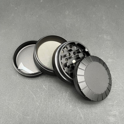 2.4" 60mm 4 Part Aluminum Shield Grinder - Meech Madness Smoke Shop