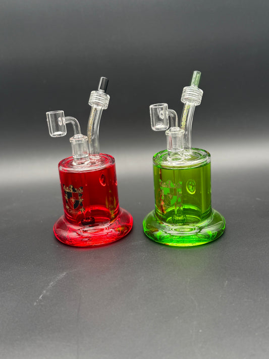 Glycerin Bubbler Dab Rig