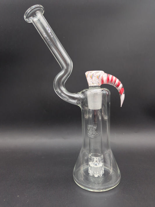 2K Glass 10.5" Mini 8 Arm Bubbler-Avernic Smoke Shop