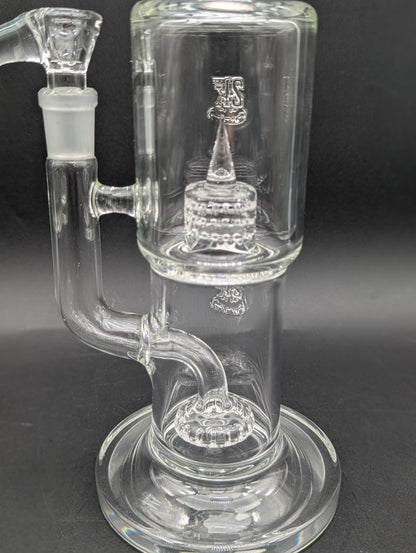2K Glass 11" Showerhead + Grid Cap Bong-Avernic Smoke Shop