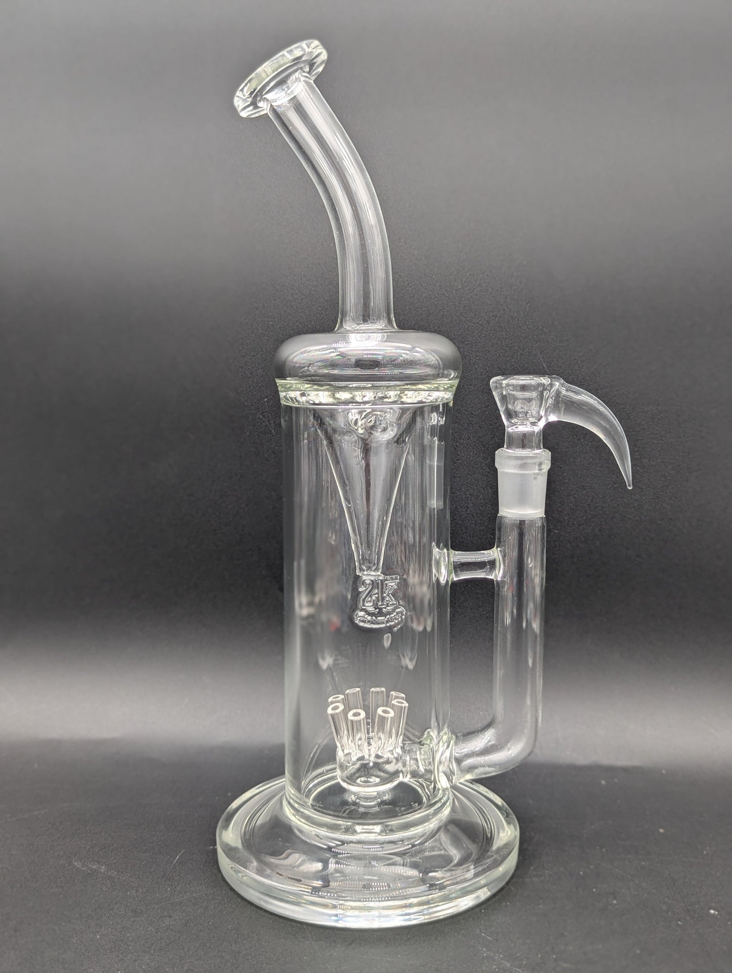 2K Glass 11" Sprinkler Recycler Bong-Avernic Smoke Shop