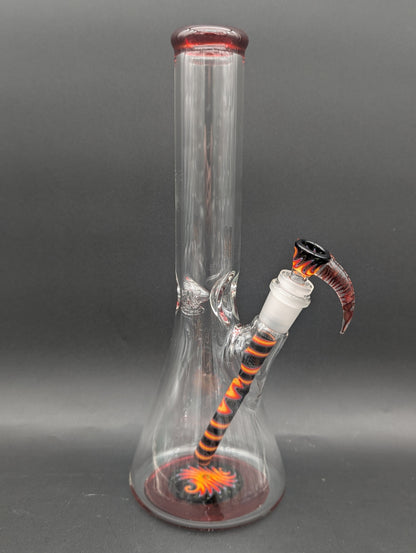 2K Glass 12" Mini Beaker-Avernic Smoke Shop
