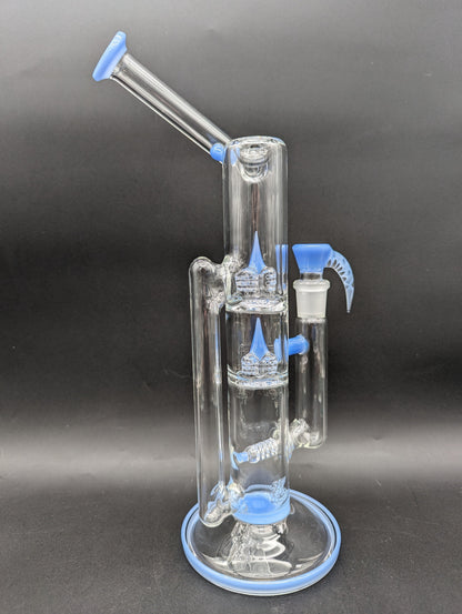 2K Glass 14" Sidecar Treecycler Bong-Avernic Smoke Shop