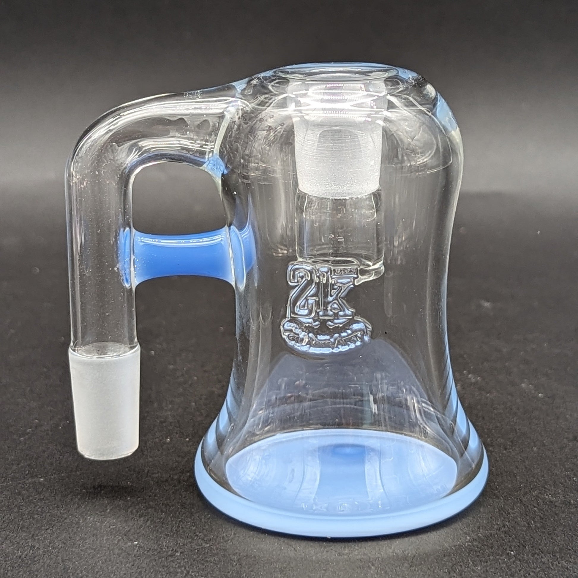 2K Glass 14mm Dry Ash Catchers 90 Degrees-Avernic Smoke Shop