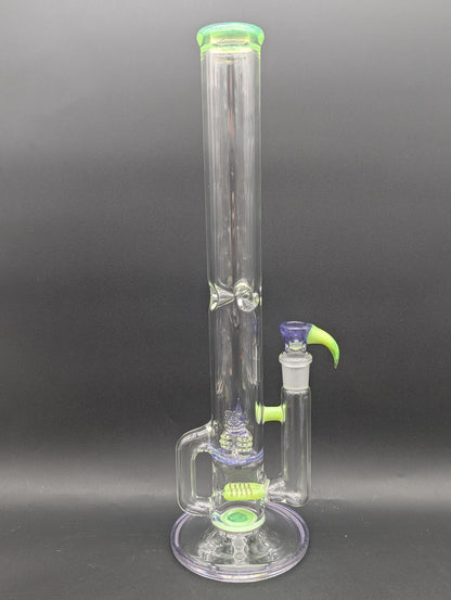 2K Glass 15" Inline to Inv3 w/ Drain-Avernic Smoke Shop