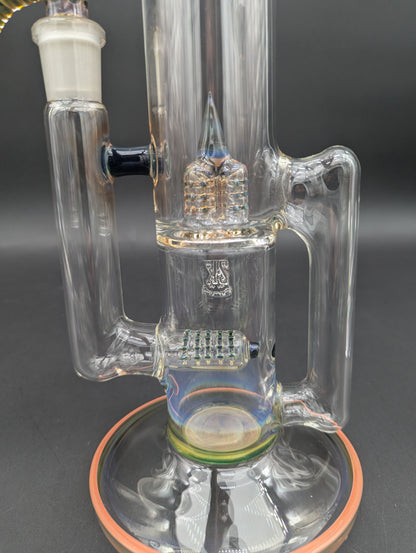 2K Glass 15" Inline to Inv3 w/ Drain-Avernic Smoke Shop