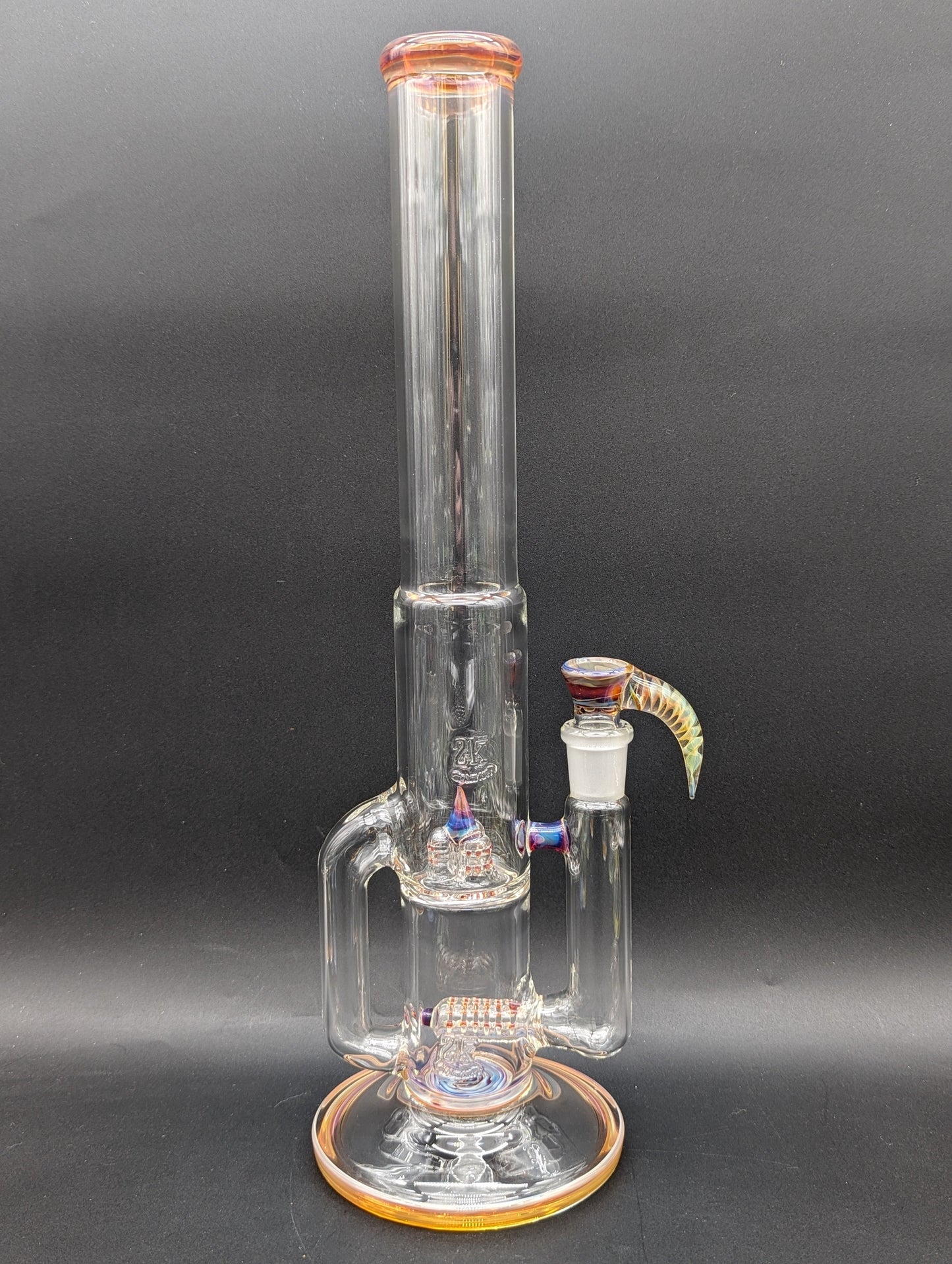 2K Glass 15" Inline to Inv3 w/ Drain-Avernic Smoke Shop