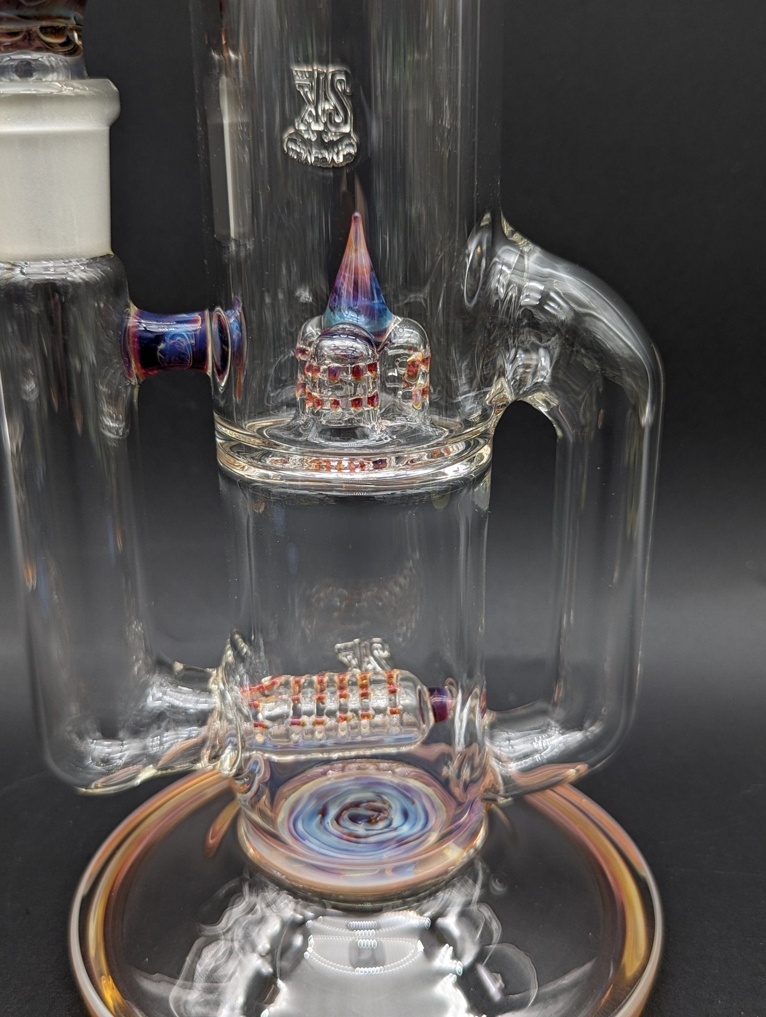 2K Glass 15" Inline to Inv3 w/ Drain - Meech Madness Smoke Shop