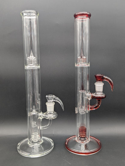 2K Glass 16" 360 Grid Tube w/ Splash Guard-Avernic Smoke Shop