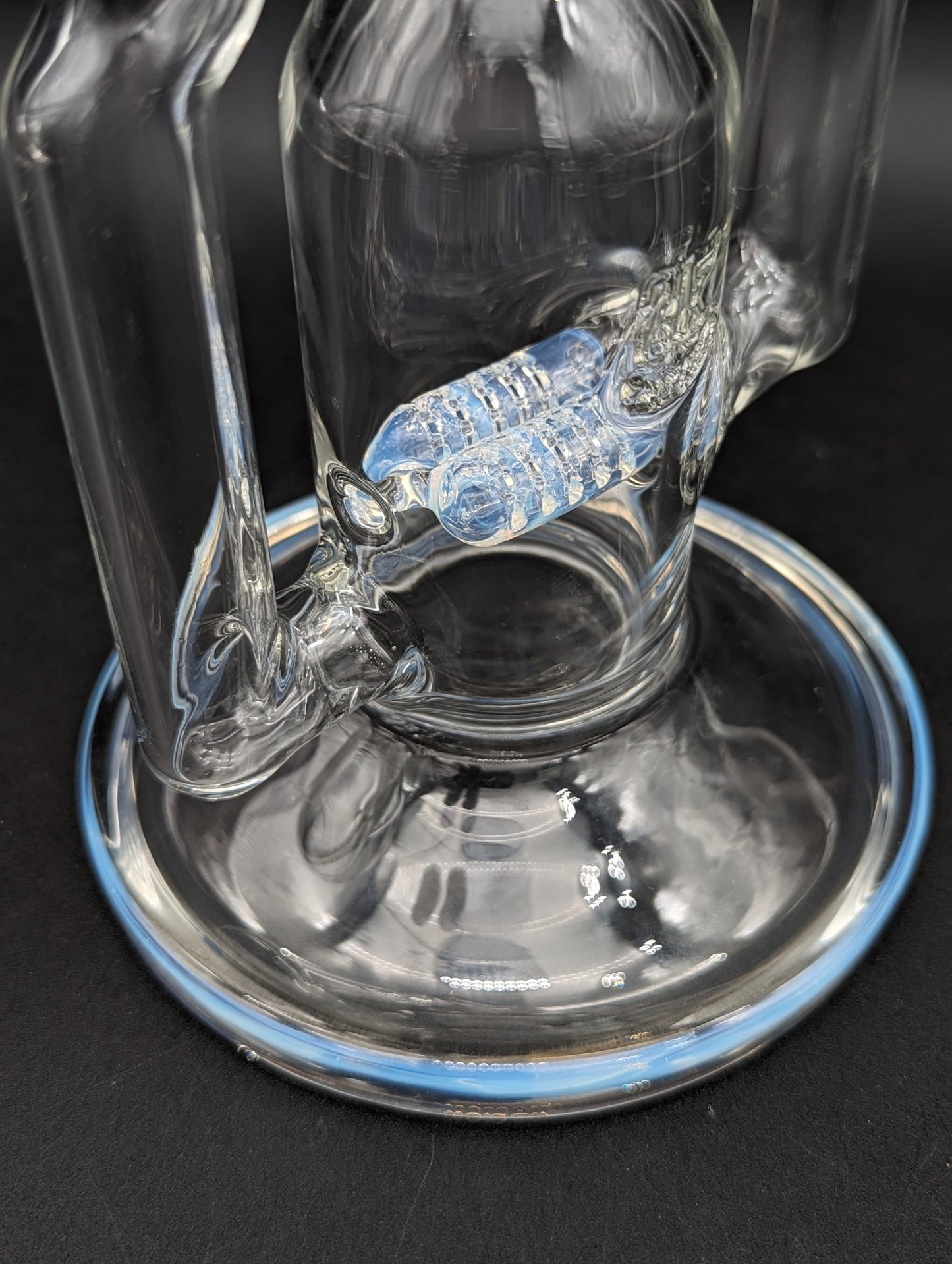 2K Glass 16" Dual Perc Capcycler 5 - Ghost - Meech Madness Smoke Shop
