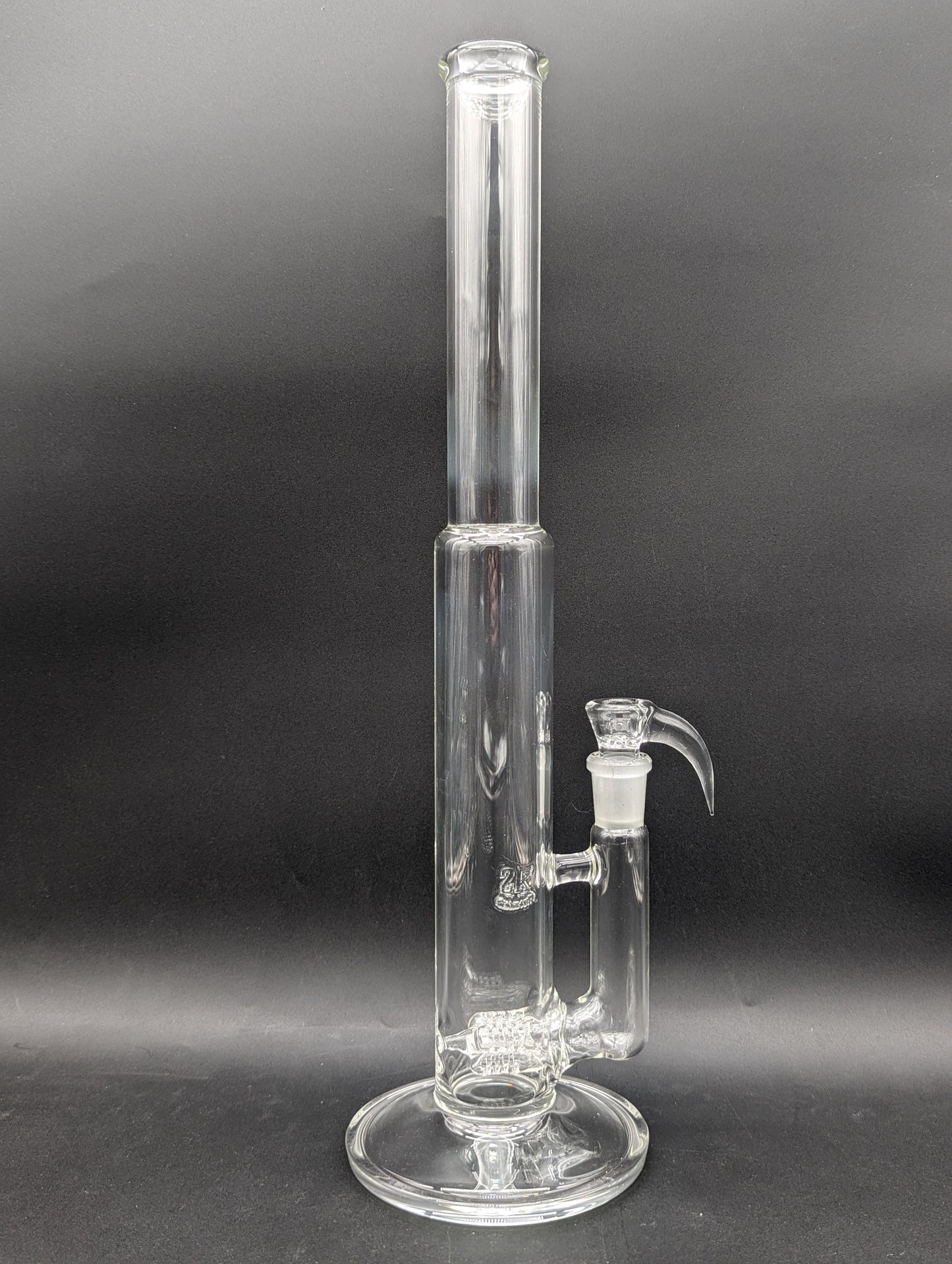 2K Glass 17" Threeline Perc Tube