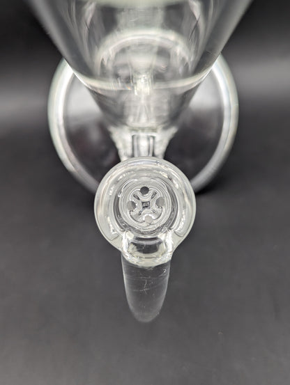 2K Glass 17" Threeline Perc Tube