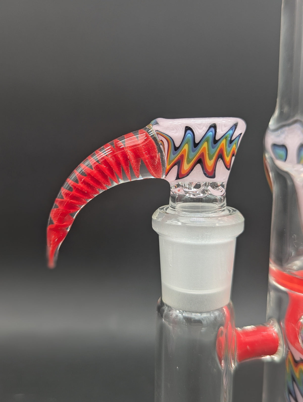 2K Glass 18" Threeline Recycler Bong-Avernic Smoke Shop