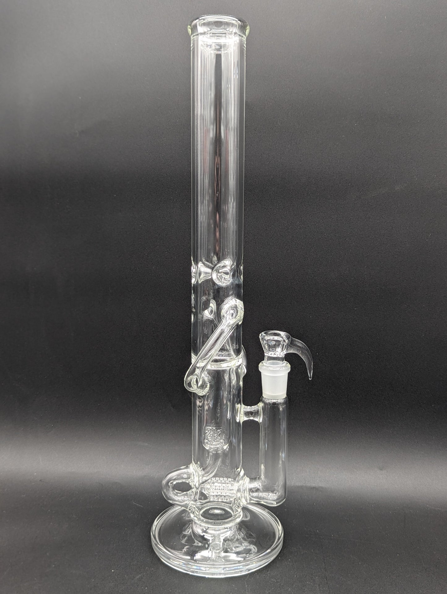 2K Glass 18" Threeline Recycler Bong-Avernic Smoke Shop