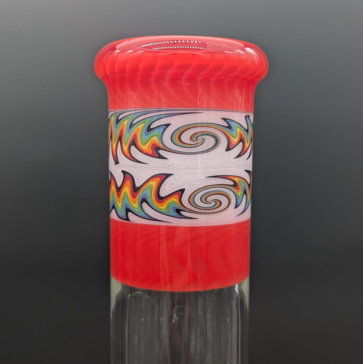 2K Glass 18" Threeline Recycler Bong-Avernic Smoke Shop