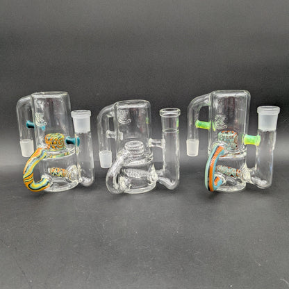 2K Glass 18mm Capcycler Ash Catcher