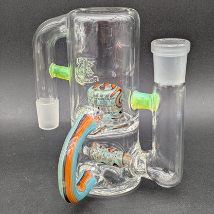 2K Glass 18mm Capcycler Ash Catcher