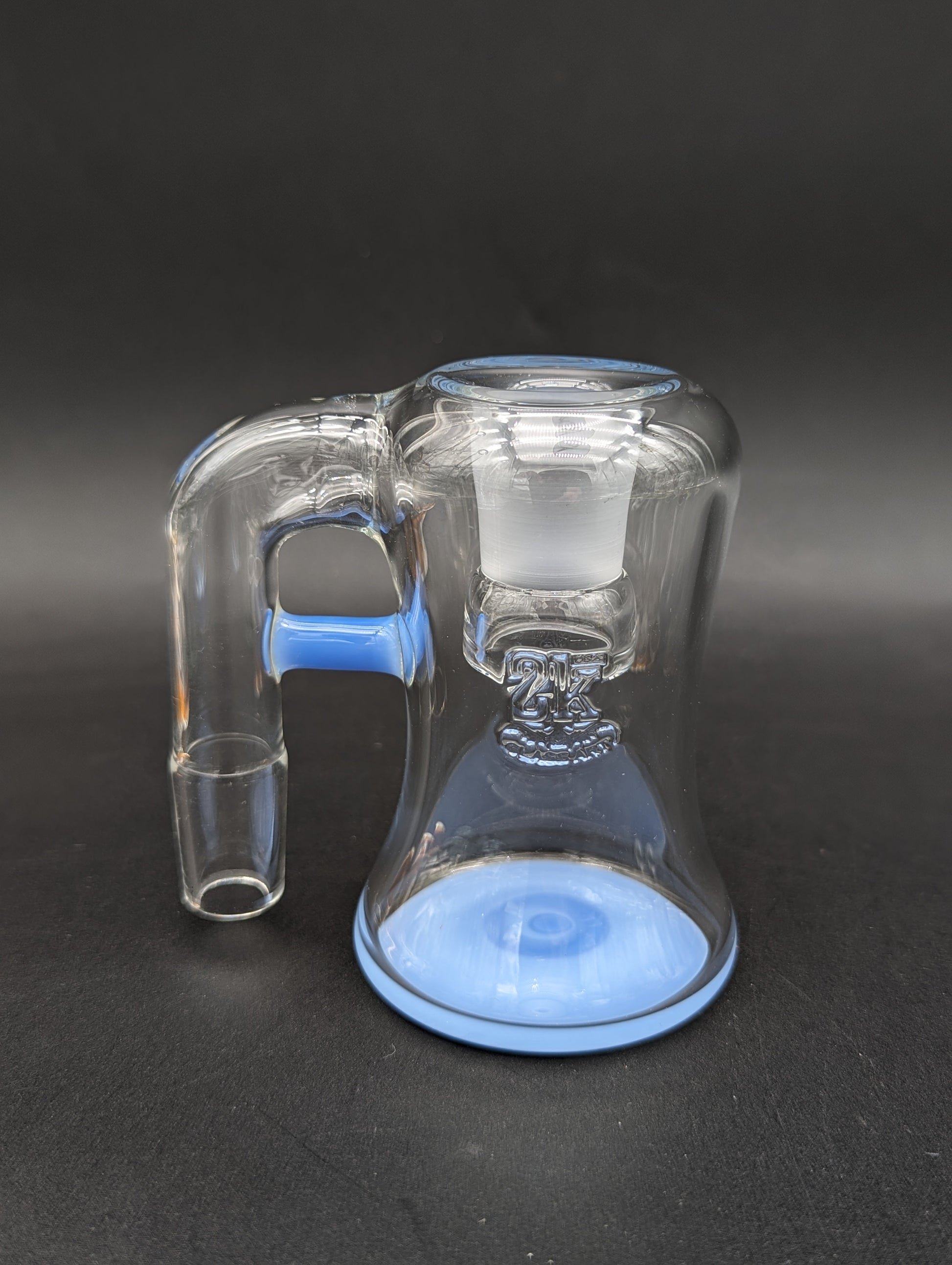 2K Glass 18mm Dry Ash Catchers 90 Degrees-Avernic Smoke Shop