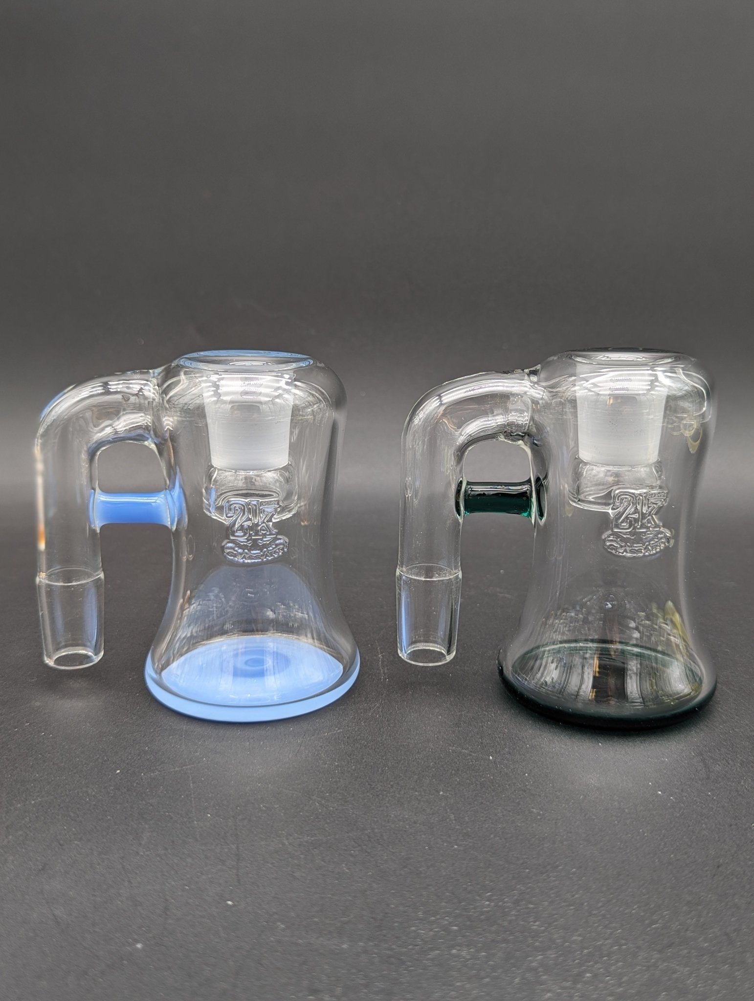 2K Glass 18mm Dry Ash Catchers 90 Degrees - Meech Madness Smoke Shop