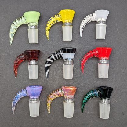 2K Glass 18mm Screened 4 Hole Slides-Avernic Smoke Shop