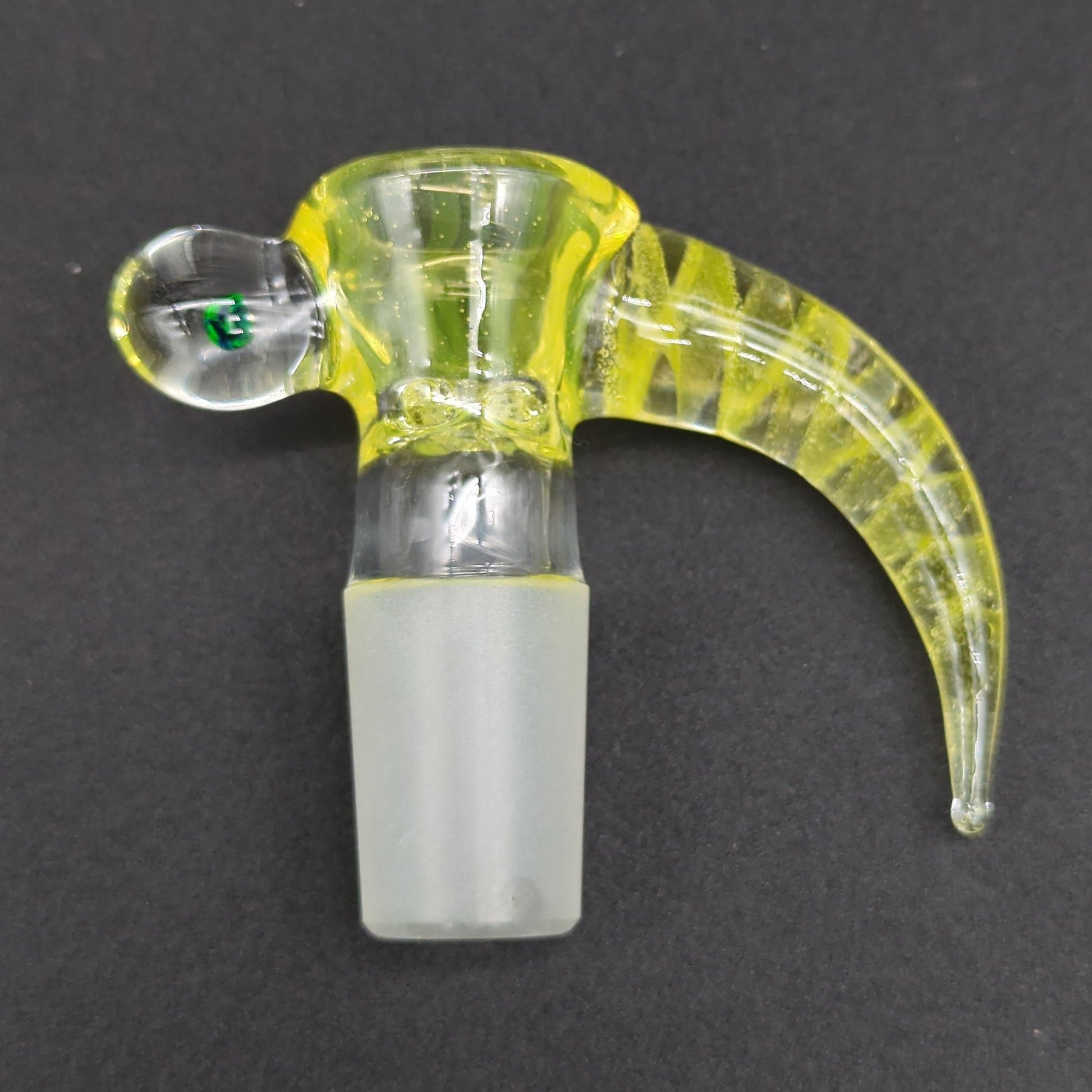 2K Glass 18mm Screened 4 Hole Slides w/ Black Opal - Meech Madness Smoke Shop