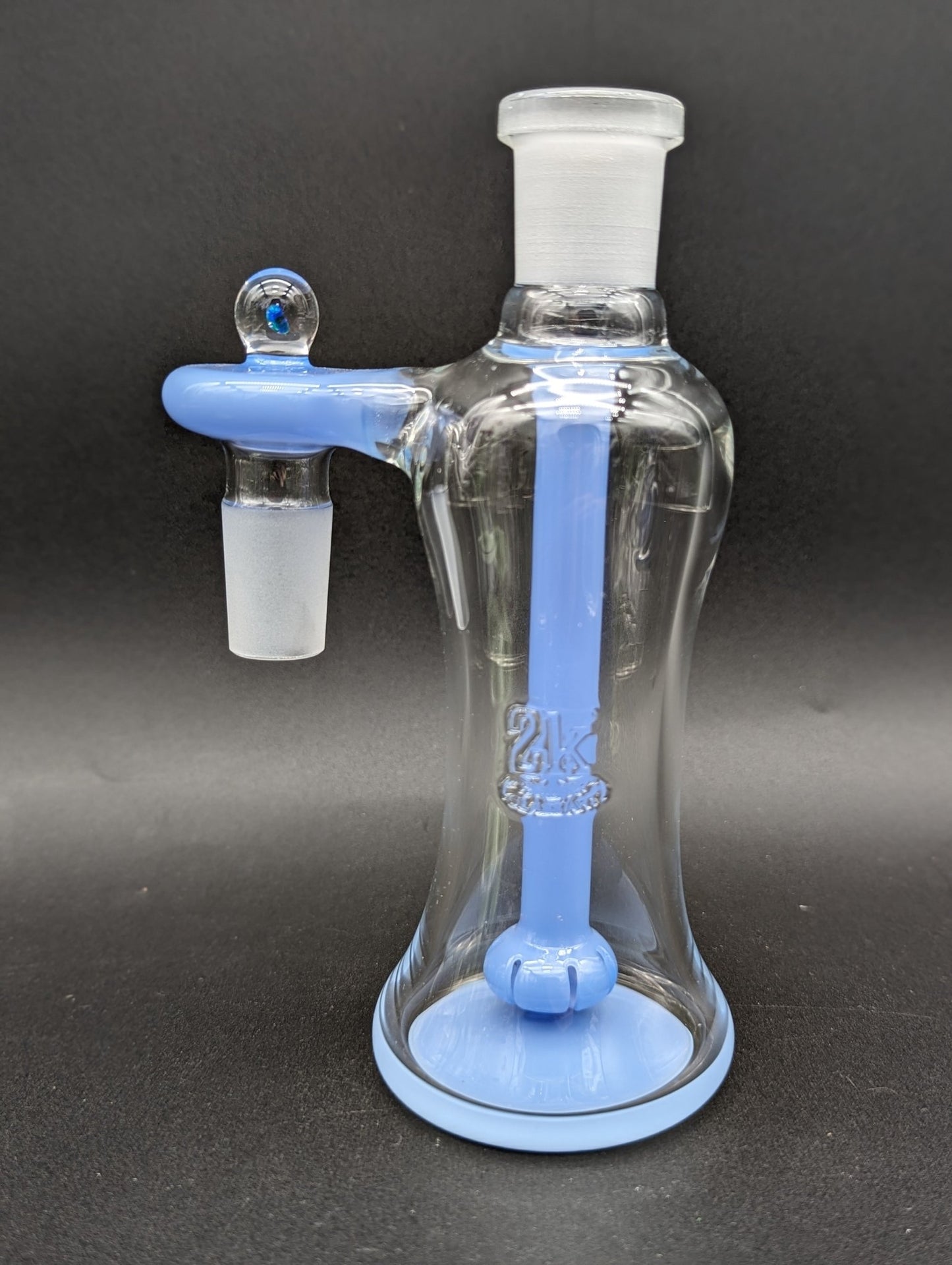 2K Glass 18mm Showerhead Ash Catcher - Meech Madness Smoke Shop