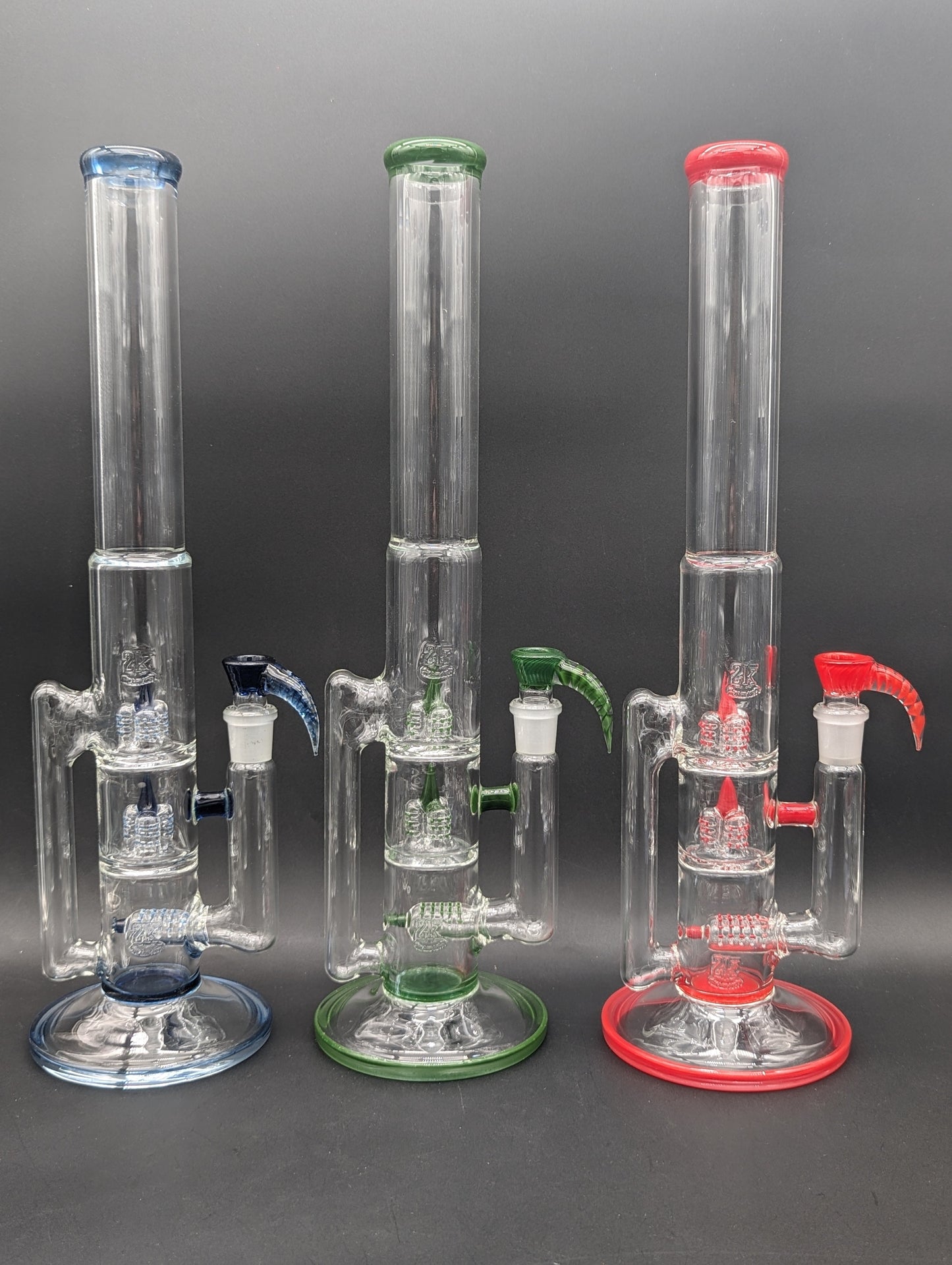 2K Glass 19" Color Accent Treecycler-Avernic Smoke Shop