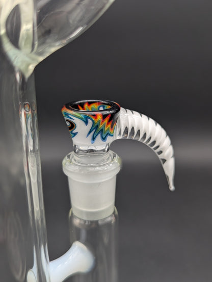 2K Glass 19" Double Dual Inline Tube-Avernic Smoke Shop