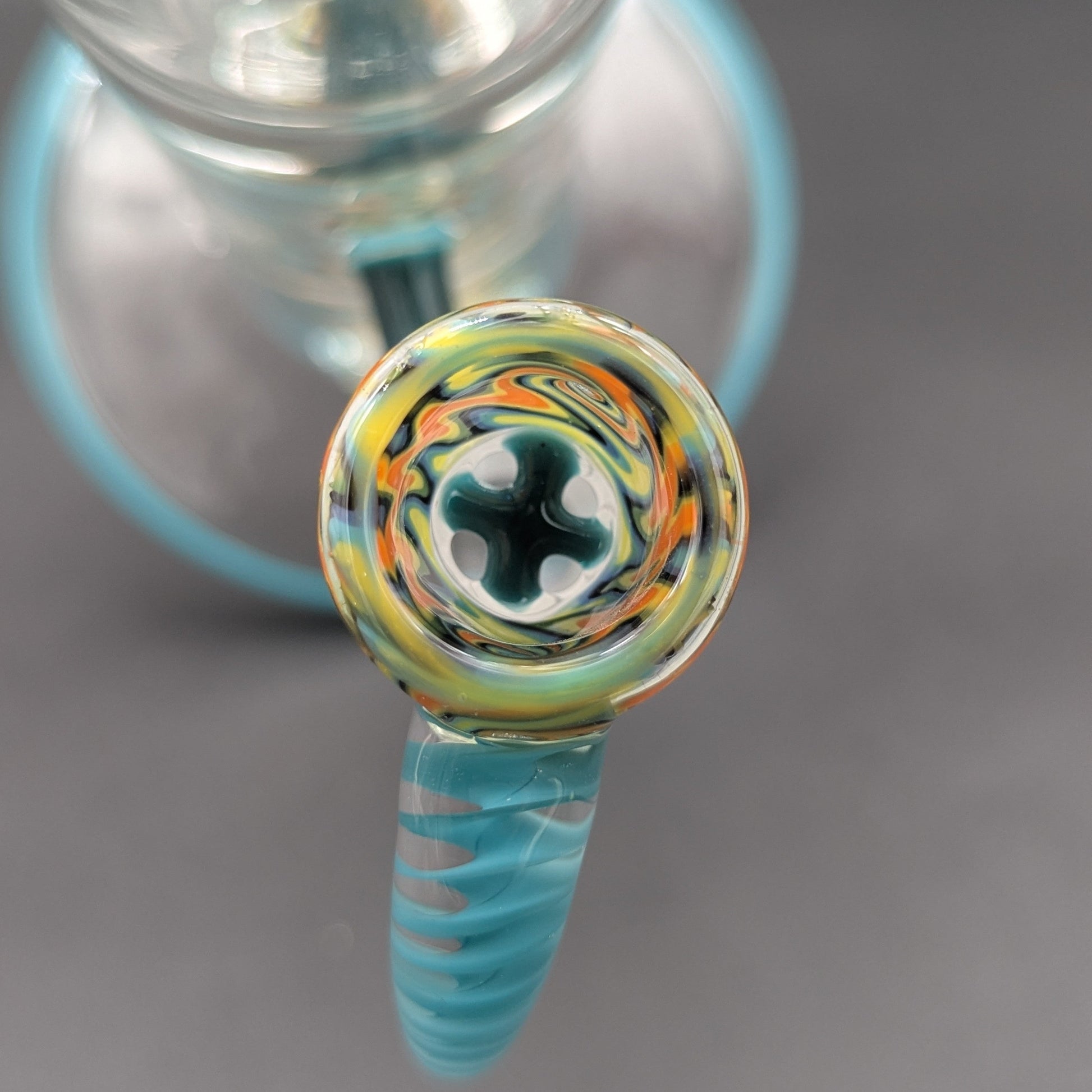 2K Glass Double Mouth Treecycler Bong-Avernic Smoke Shop