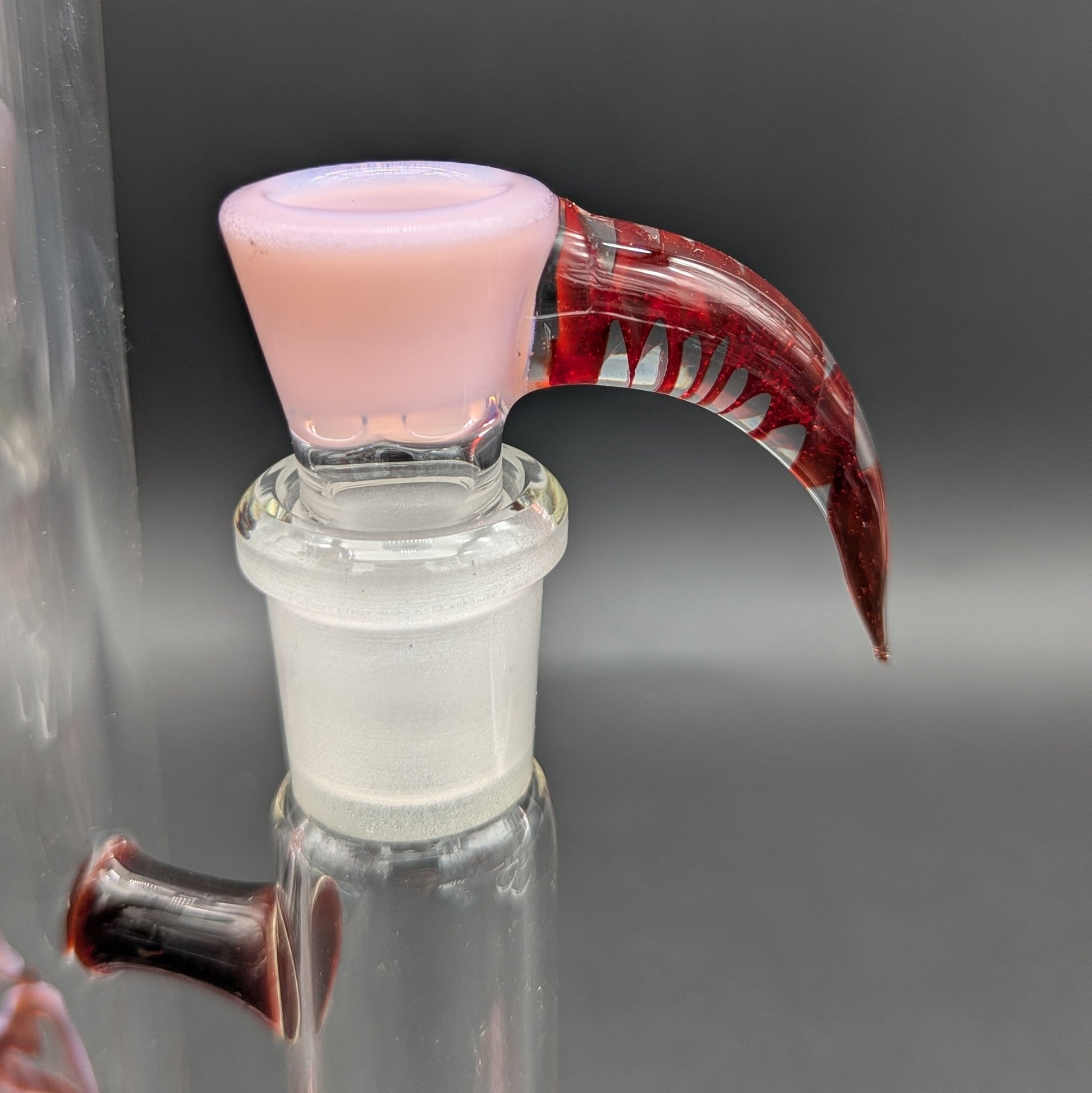 2K Glass Dual Color Dual Mouth Heart Bong-Meech Madness Smoke Shop