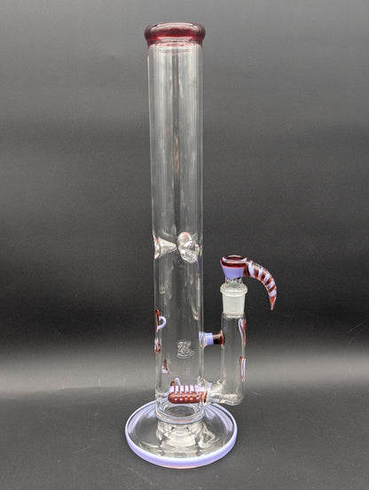2K Glass Dual Color Heart Bong-Avernic Smoke Shop