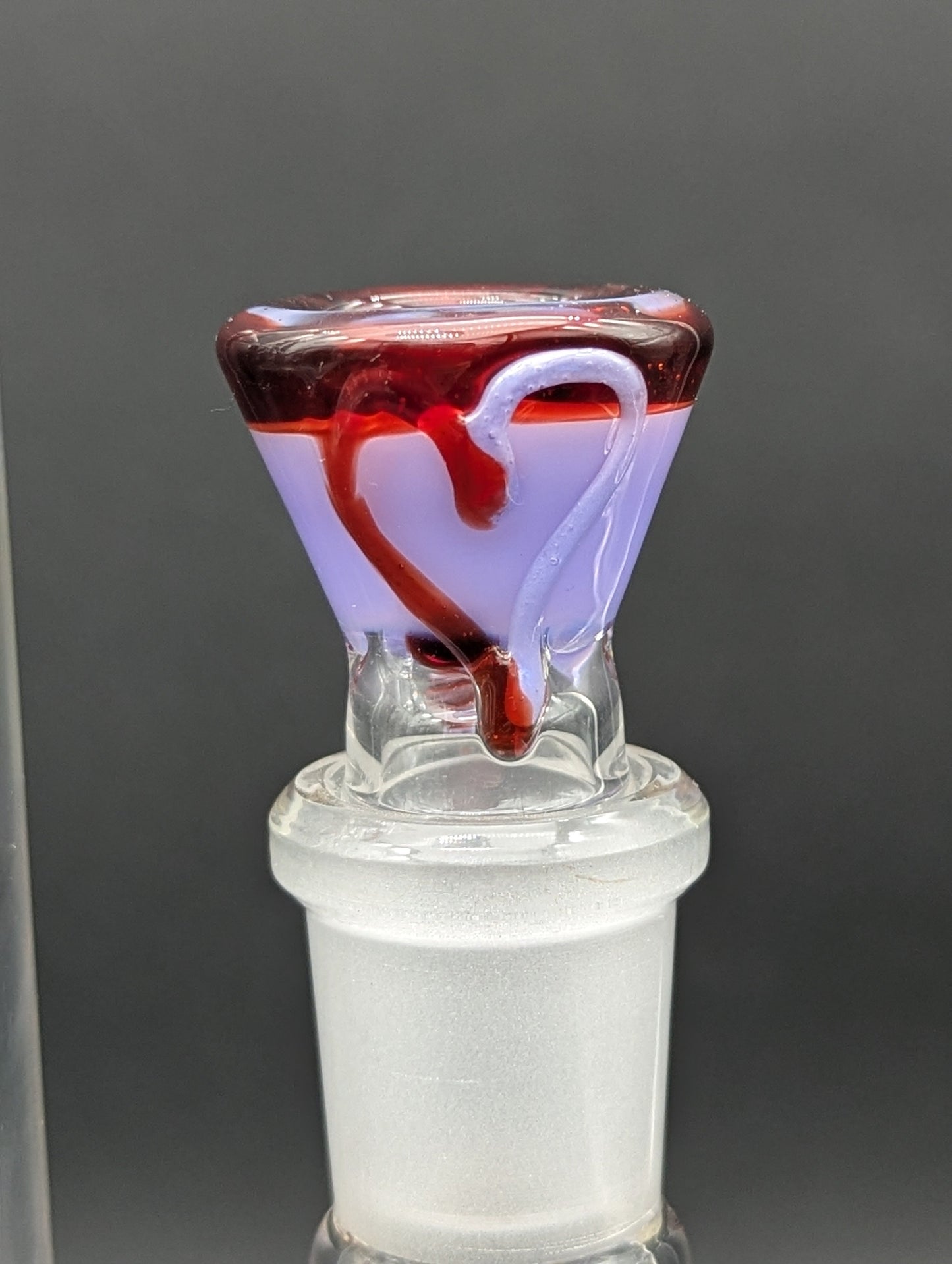 2K Glass Dual Color Heart Bong-Avernic Smoke Shop