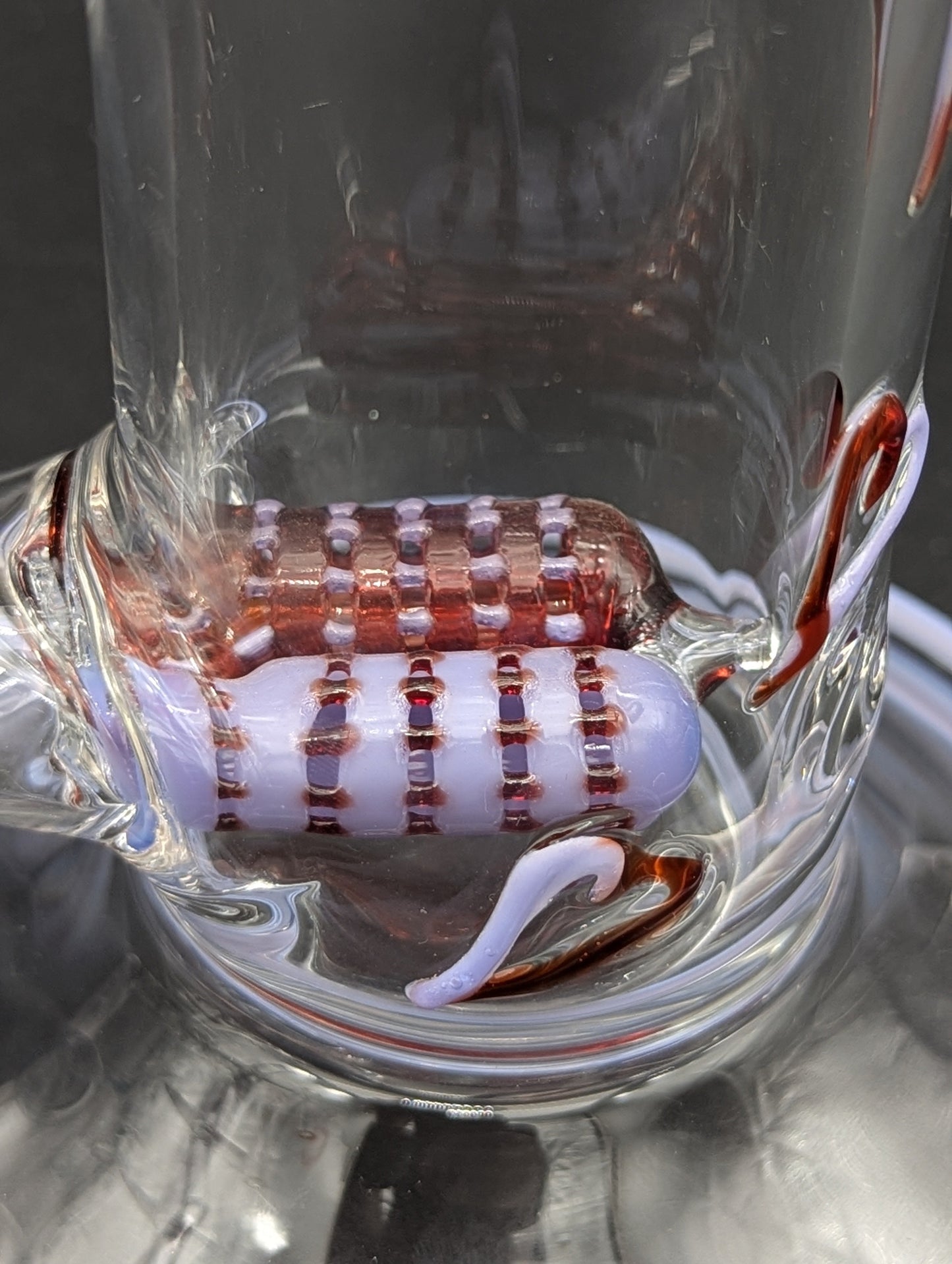 2K Glass Dual Color Heart Bong-Avernic Smoke Shop