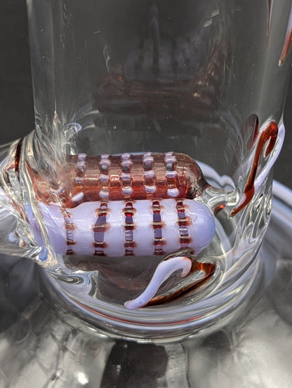 2K Glass Dual Color Heart Bong-Avernic Smoke Shop