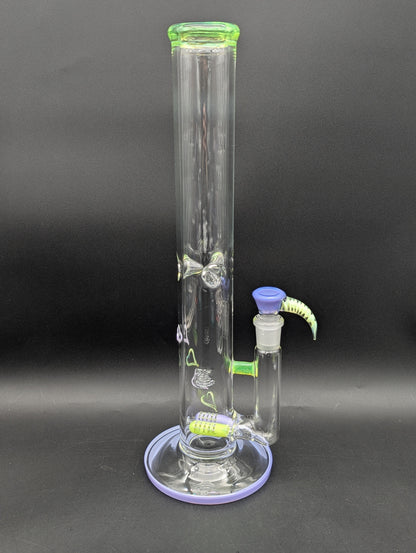 2K Glass Dual Color Heart Bong-Avernic Smoke Shop